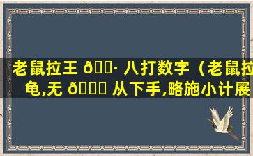 老鼠拉王 🌷 八打数字（老鼠拉龟,无 🐎 从下手,略施小计展奇谋）